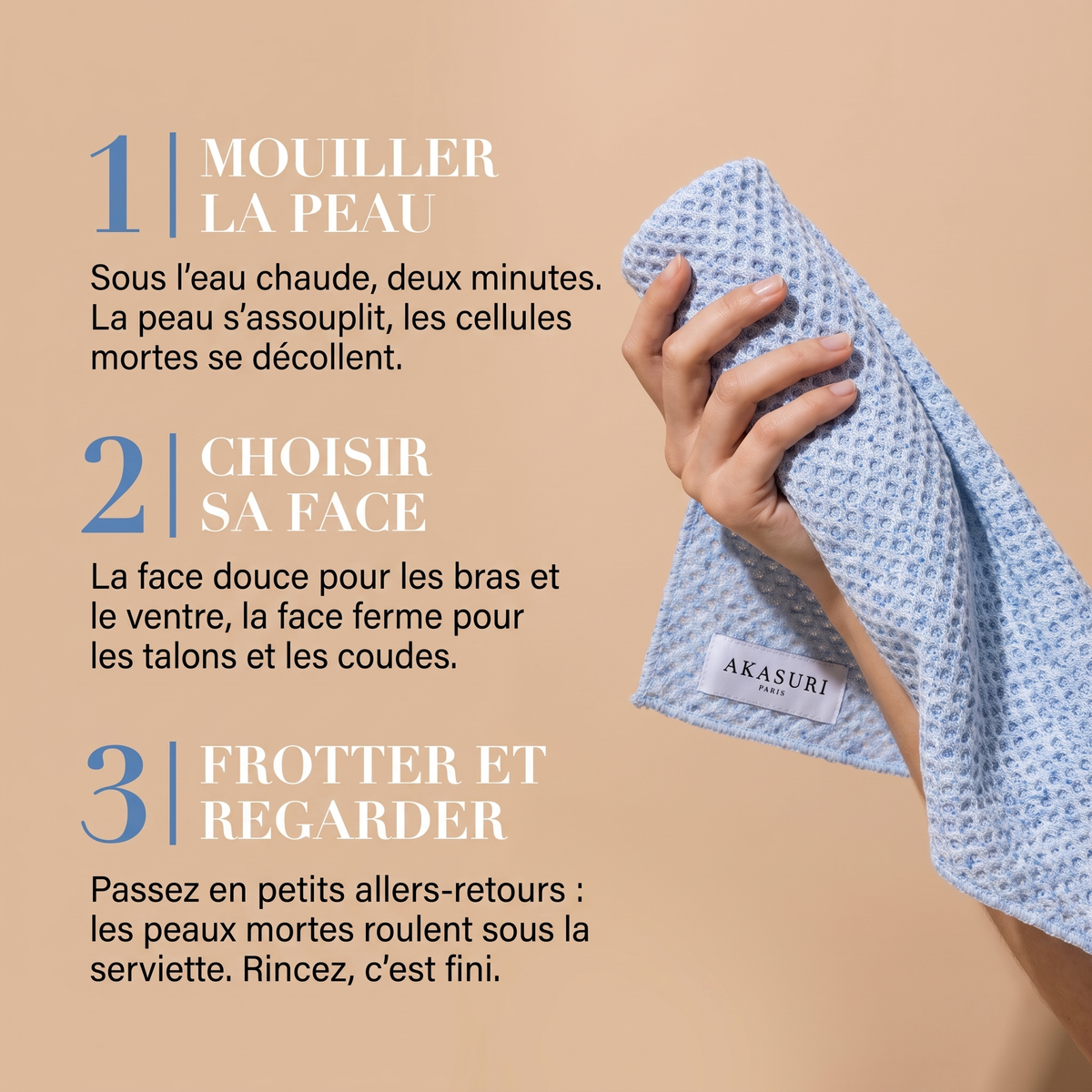 Akasuri - Serviette Exfoliante Japonaise